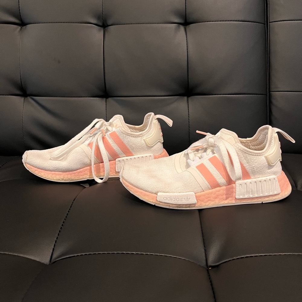 adidas Women's Athletic Shoes - Pink and White